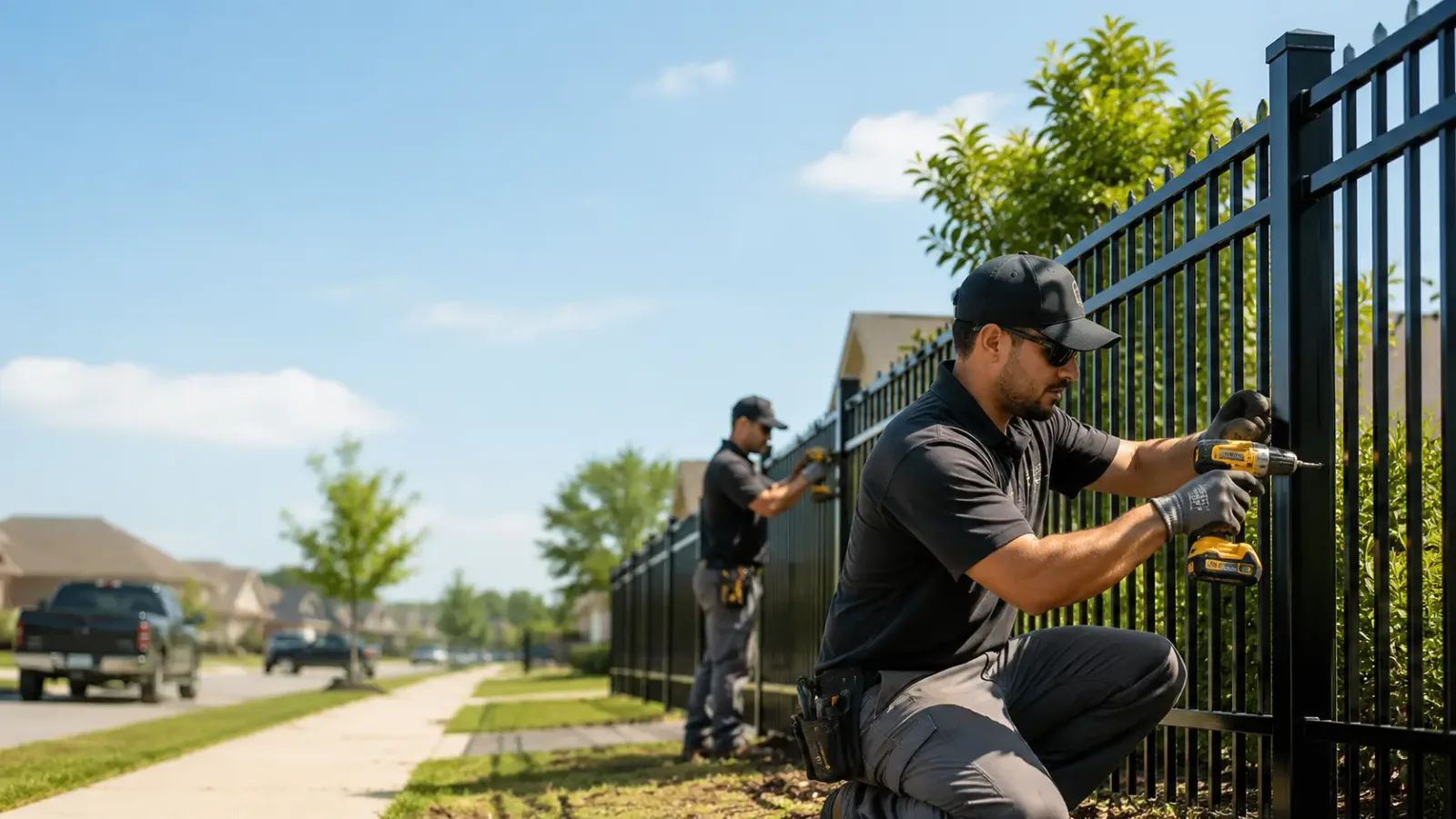 Metal Fence Installation in Drake, ND